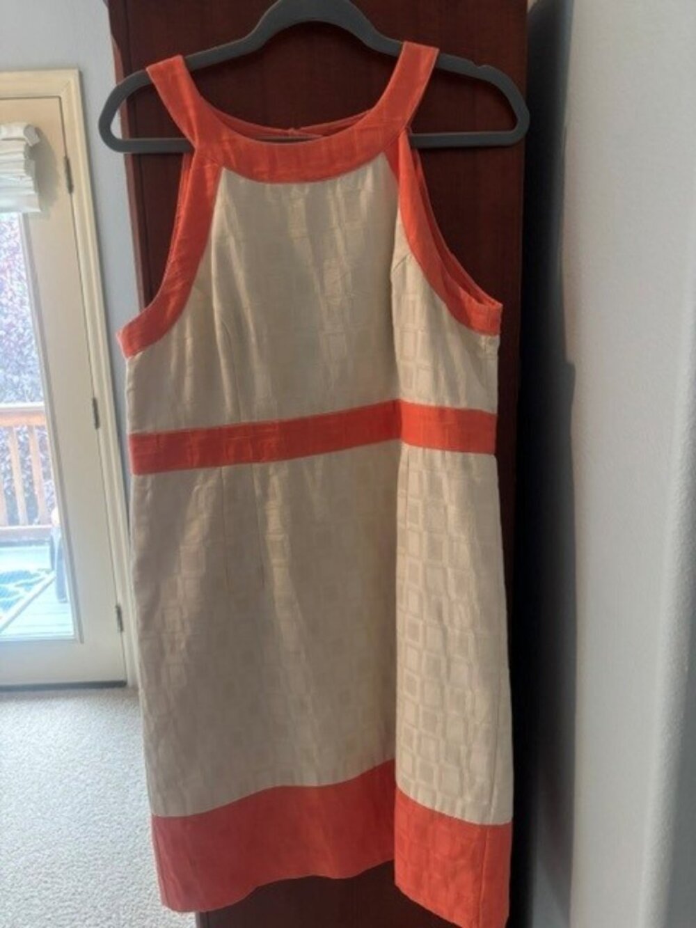 Anne Taylor Linen Summer Dress Size 8 - Picture 4 of 4